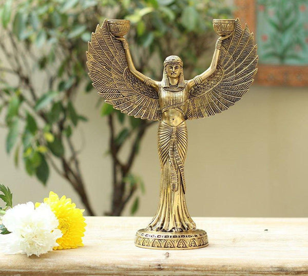 Brass Egyptian Goddess Isis