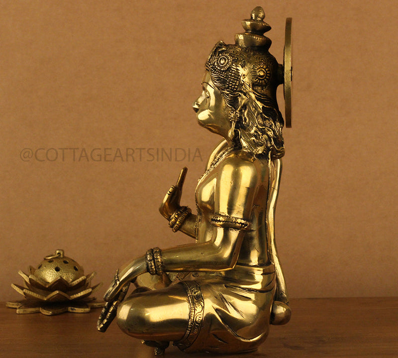 Brass Hanuman Blessing