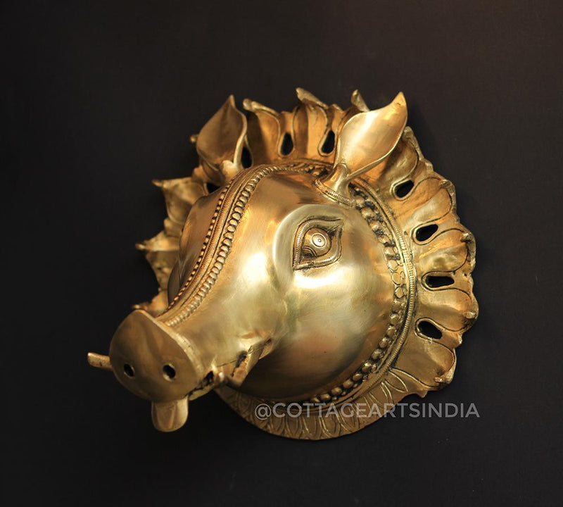 Brass Varaha Mask
