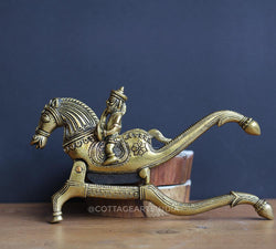 Brass Nutcracker Horse Design