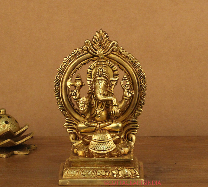 Brass Laxmi Ganesh