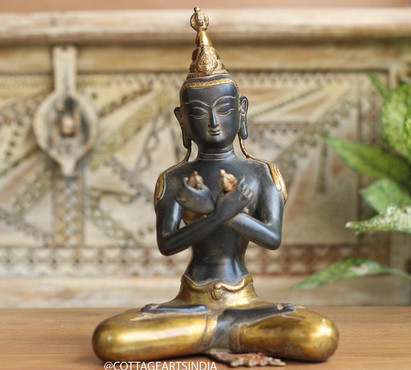 Brass Buddha Bell n Dorje