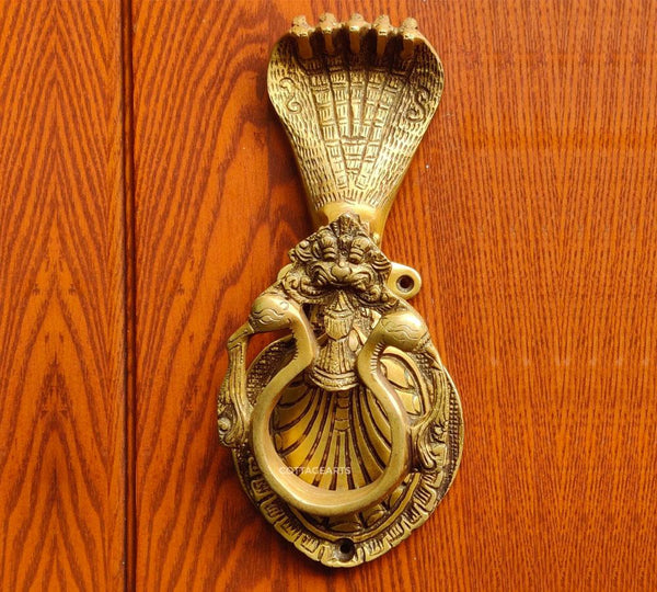 Brass Cobra Door Knocker