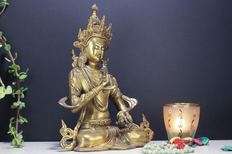 Brass Tara statue