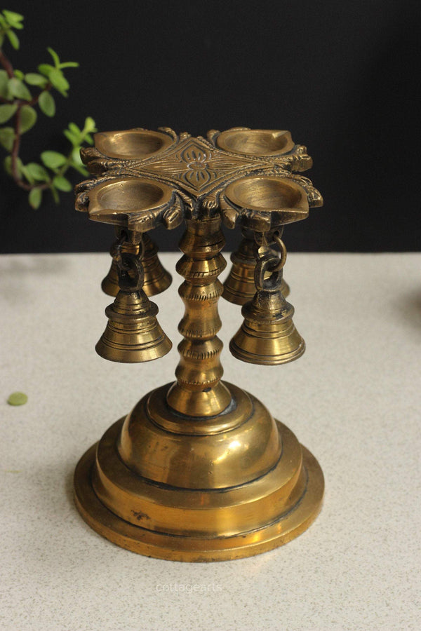 Brass Lamp With Bells