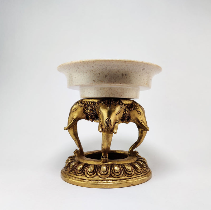 Brass Elephant Table