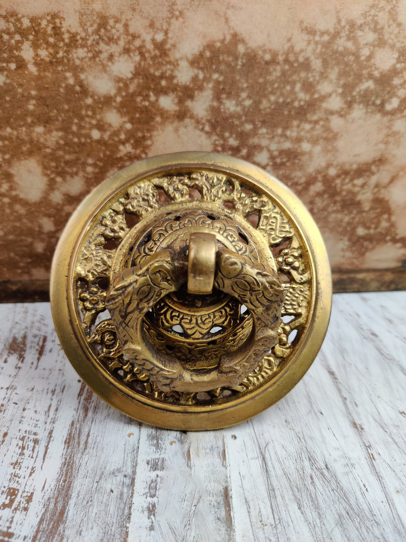 Brass Tibetan Door Knocker